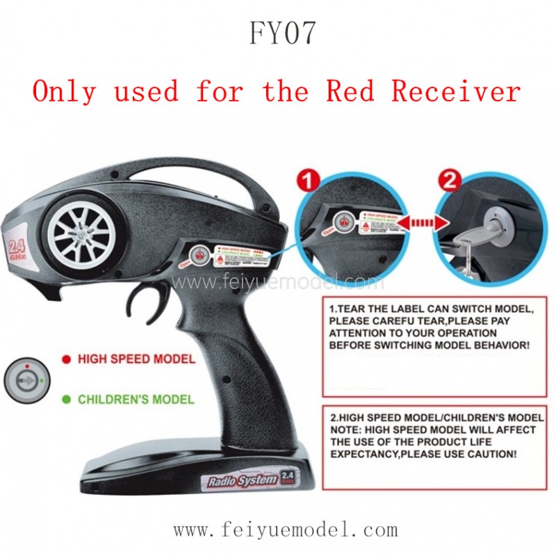 FEIYUE FY07 Parts, New Version Transmitter