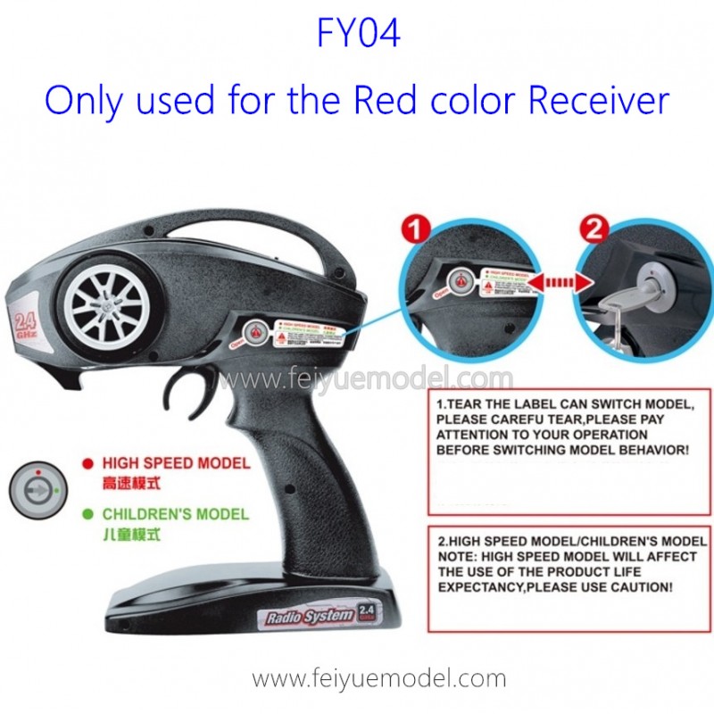 FEIYUE FY04 RC Car Parts, Transmitter