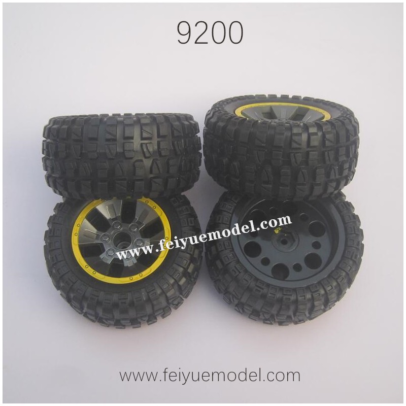 PXTOYS 9200 Piranha 1/10 RC Truck Parts Wheel and Tires