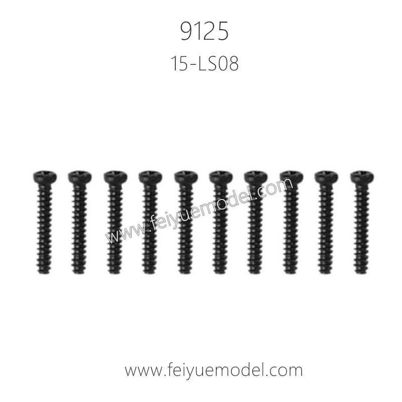 XINLEHONG Toys 9125 Parts Round Headed Screw 2.3X16PBHO 15-LS08