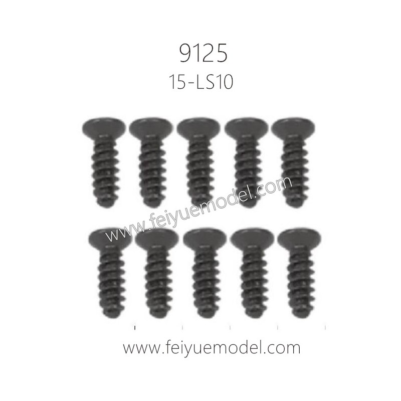 XINLEHONG Toys 9125 Parts Countersunk Head Screw 2.6X8KBHO 15-LS10