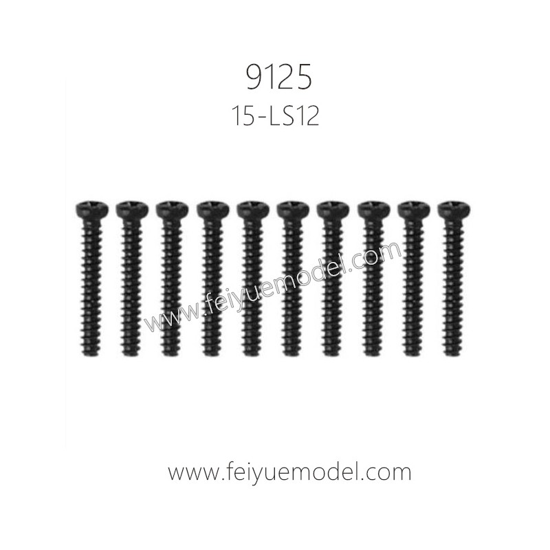 XINLEHONG Toys 9125 Parts Round Headed Screw 2.6X20PBHO 15-LS12