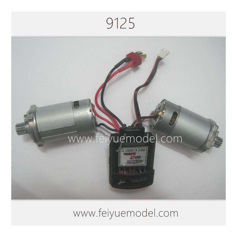 Receive kit and Motor Parts for XINLEHONG 9125 1/10 Spirit RC Truck