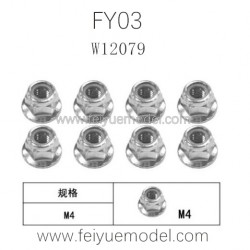 FEIYUE FY03 Parts, Nut M4 W12079