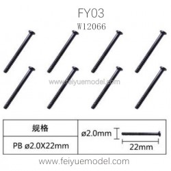 FEIYUE FY03 Parts, Crosshead Half Tooth Tapping Screw