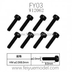 FEIYUE FY03 Parts, Hexagonal cup Head screw