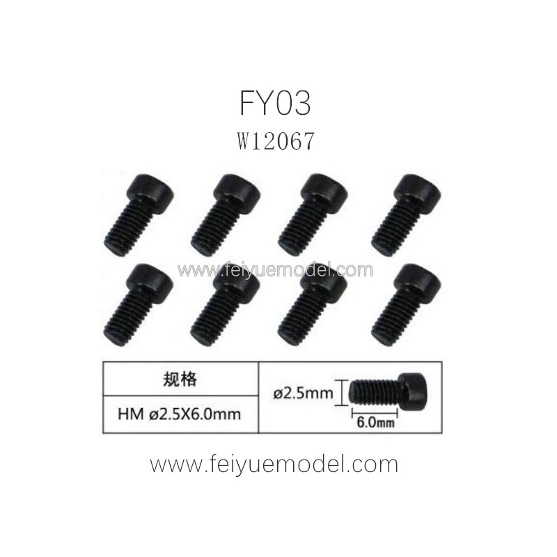 FEIYUE FY03 Parts, Machine Silk Screw W12067